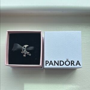 Pandora Star & Crescent Moon Charm
